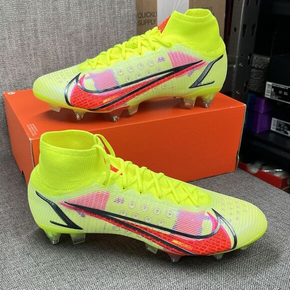 Nike Superfly 8 Elite SG-Pro Anti-Clog 'Motivation Pack' Volt Soccer Cleats 12.5 - Picture 1 of 11